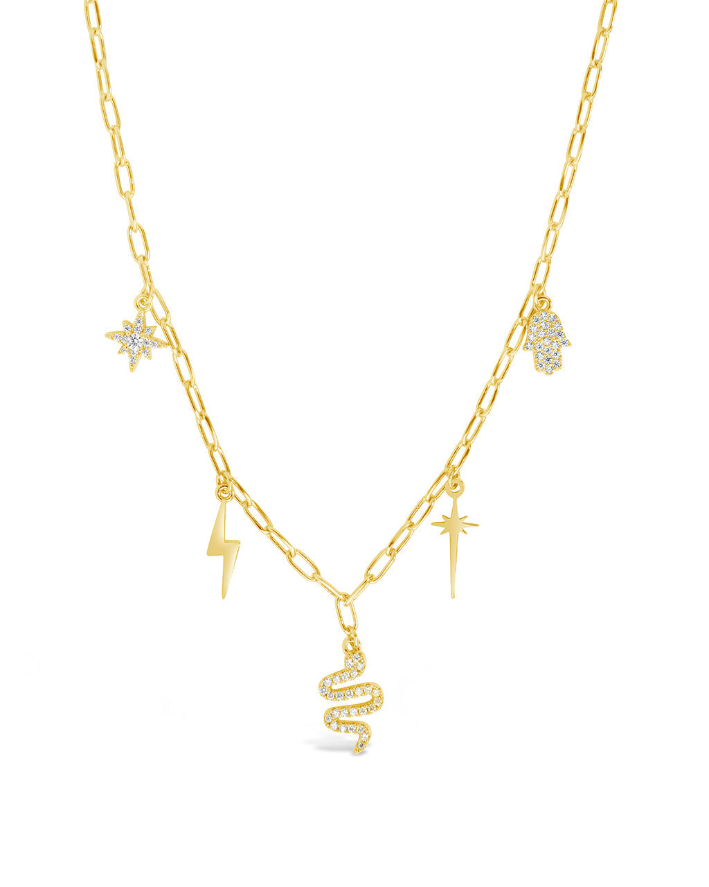 Juno Charm Necklace Necklace Sterling Forever Gold 