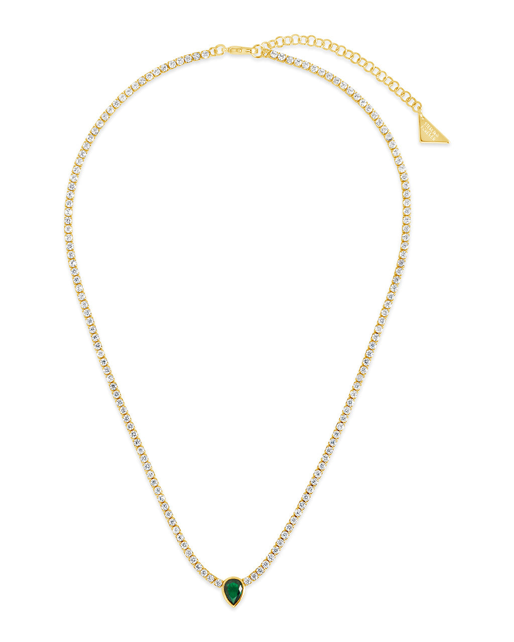 Alice Tennis Necklace Necklace Sterling Forever Gold 