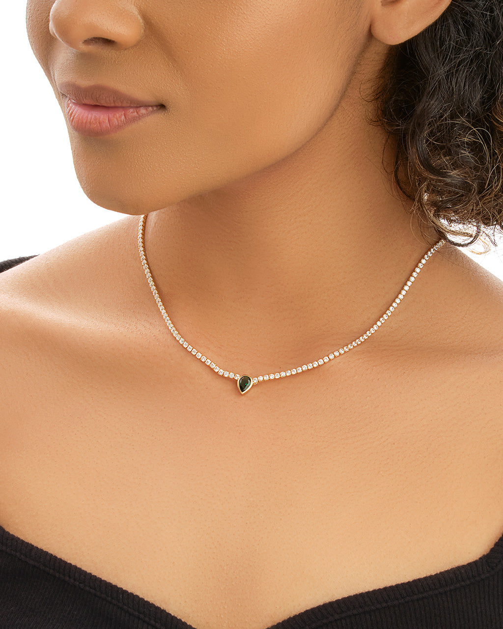 Alice Tennis Necklace Necklace Sterling Forever 