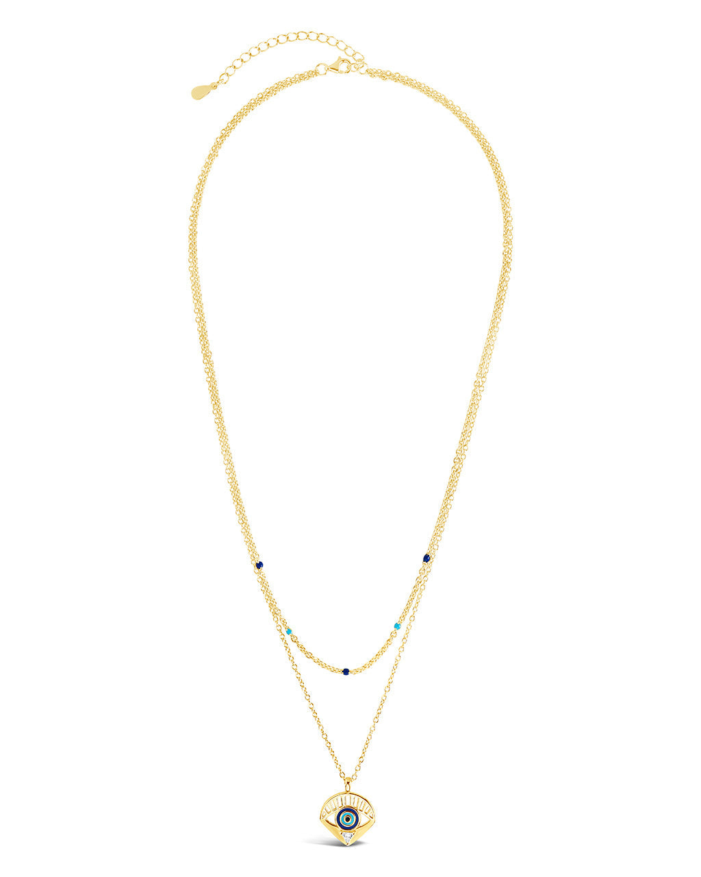 Alessandra Layered Necklace Necklace Sterling Forever 