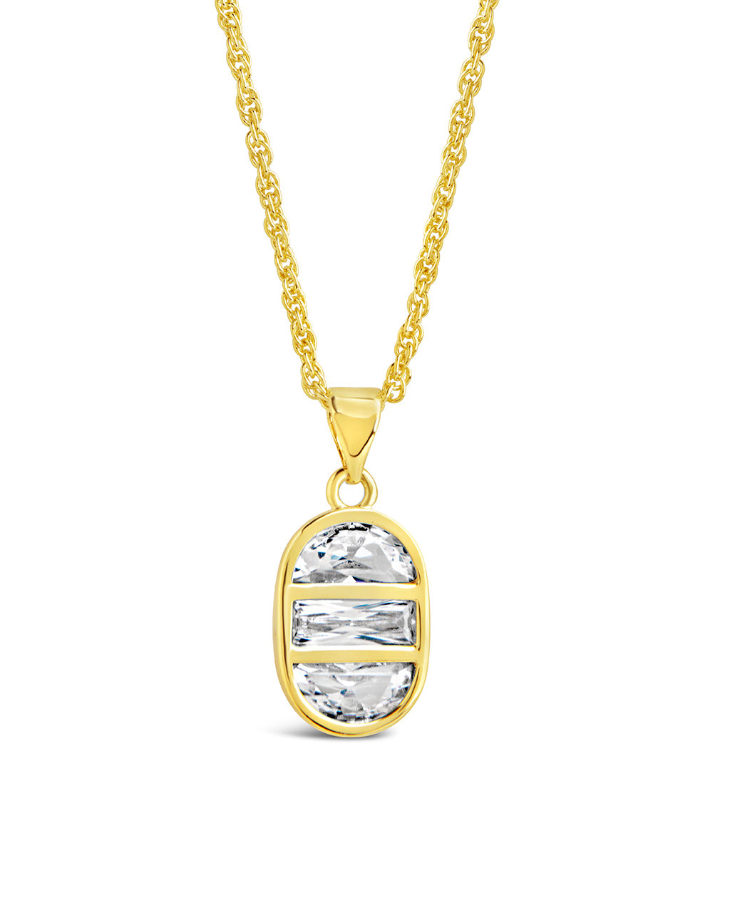 Soraya Pendant Necklace Sterling Forever Gold 