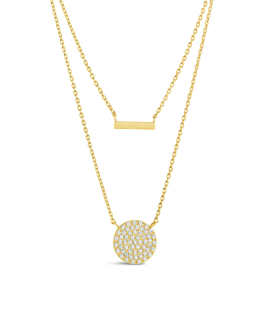 Vivian Layered Necklace Necklace Sterling Forever Gold 