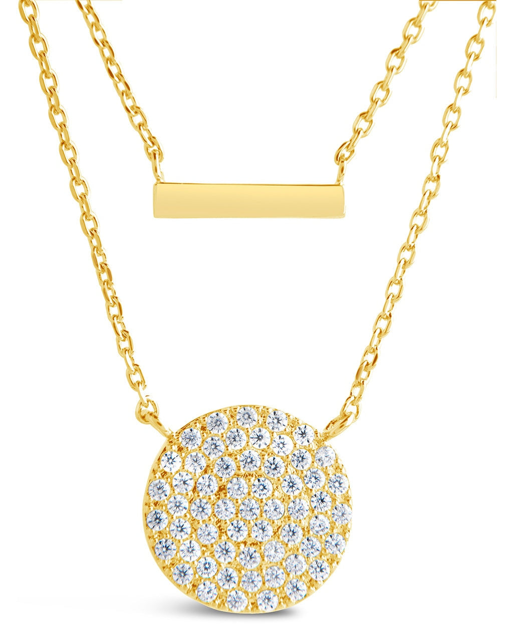 Vivian Layered Necklace Necklace Sterling Forever 