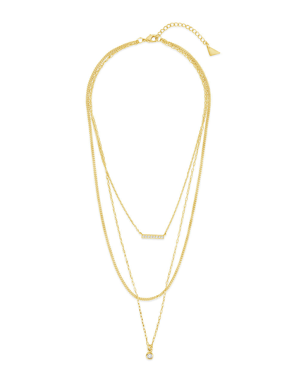 Arleen Layered Necklace Necklace Sterling Forever 
