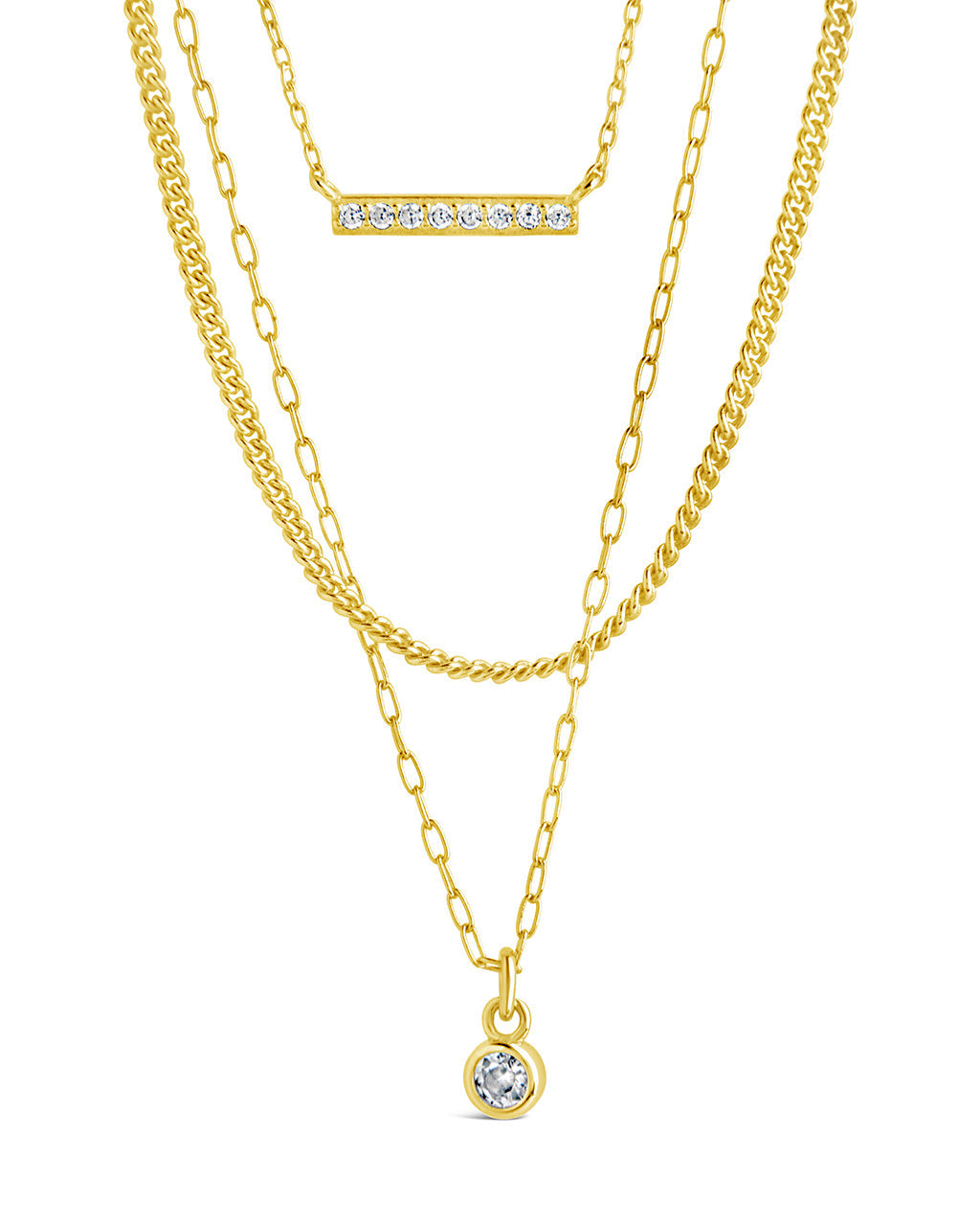 Arleen Layered Necklace Necklace Sterling Forever Gold 