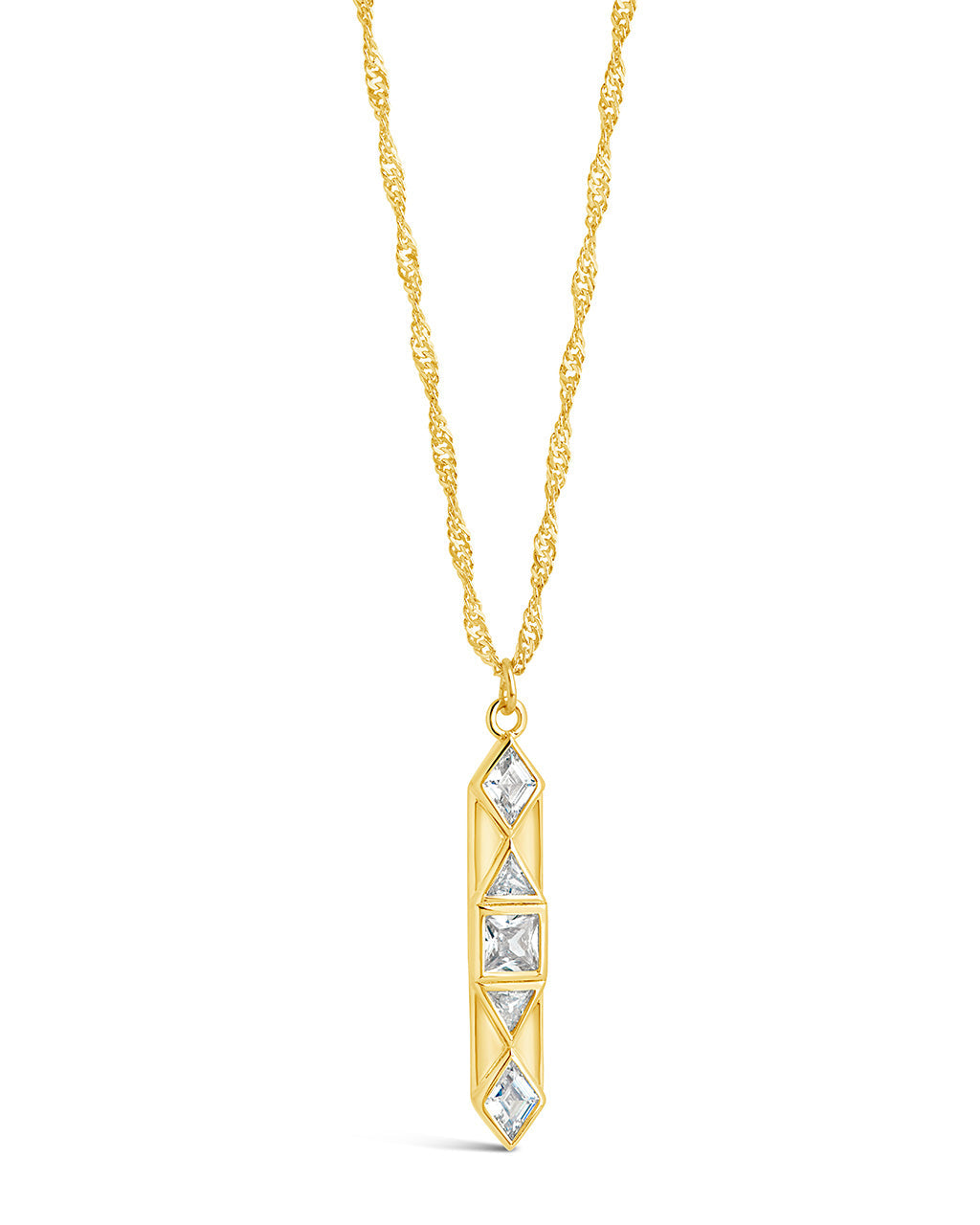 Romilly Pendant Necklace Sterling Forever Gold 