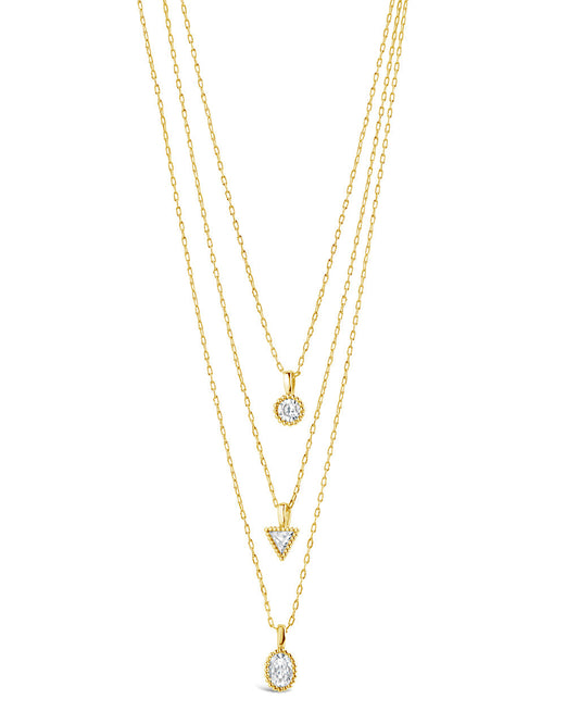 Julie Layered Necklace Necklace Sterling Forever Gold 