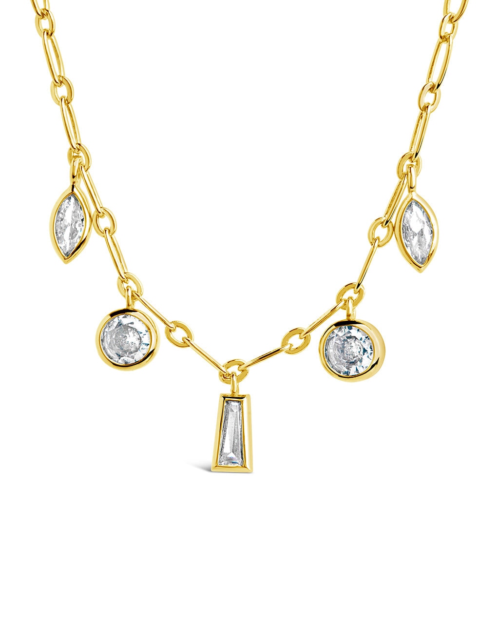 Suvi Charm Necklace Necklace Sterling Forever Gold 