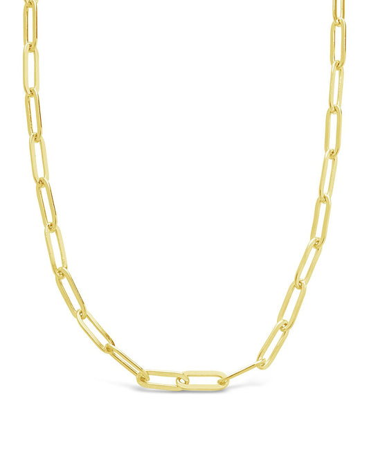 Polished Small Link Chain Necklace - Sterling Forever