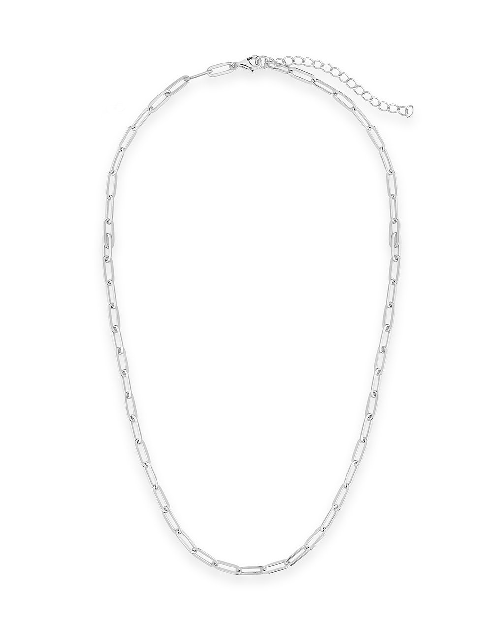 Polished Small Link Chain Necklace - Sterling Forever