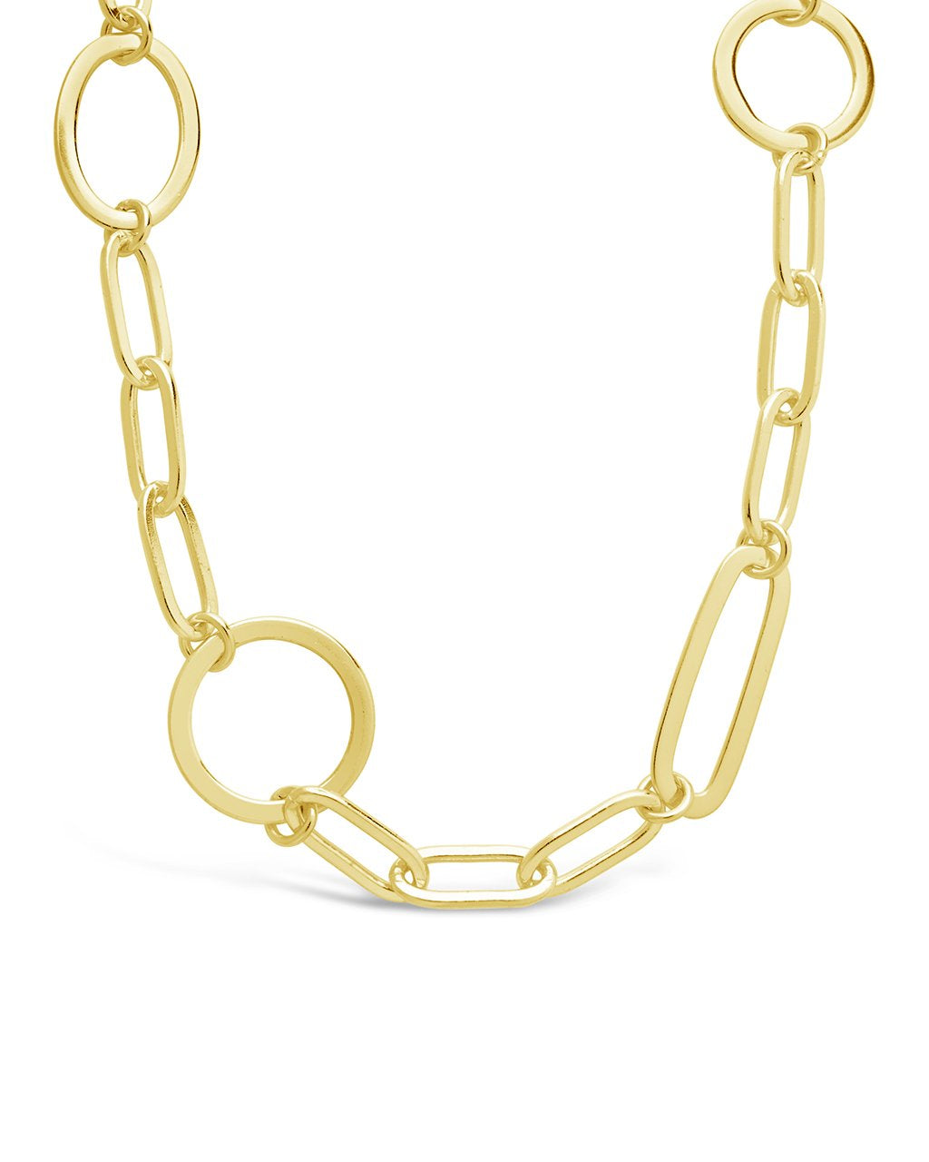 Mixed Link Necklace - Sterling Forever