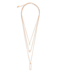 Geometric Multi Layer Necklace - Sterling Forever