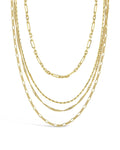 Multi Chain Layered Necklace - Sterling Forever