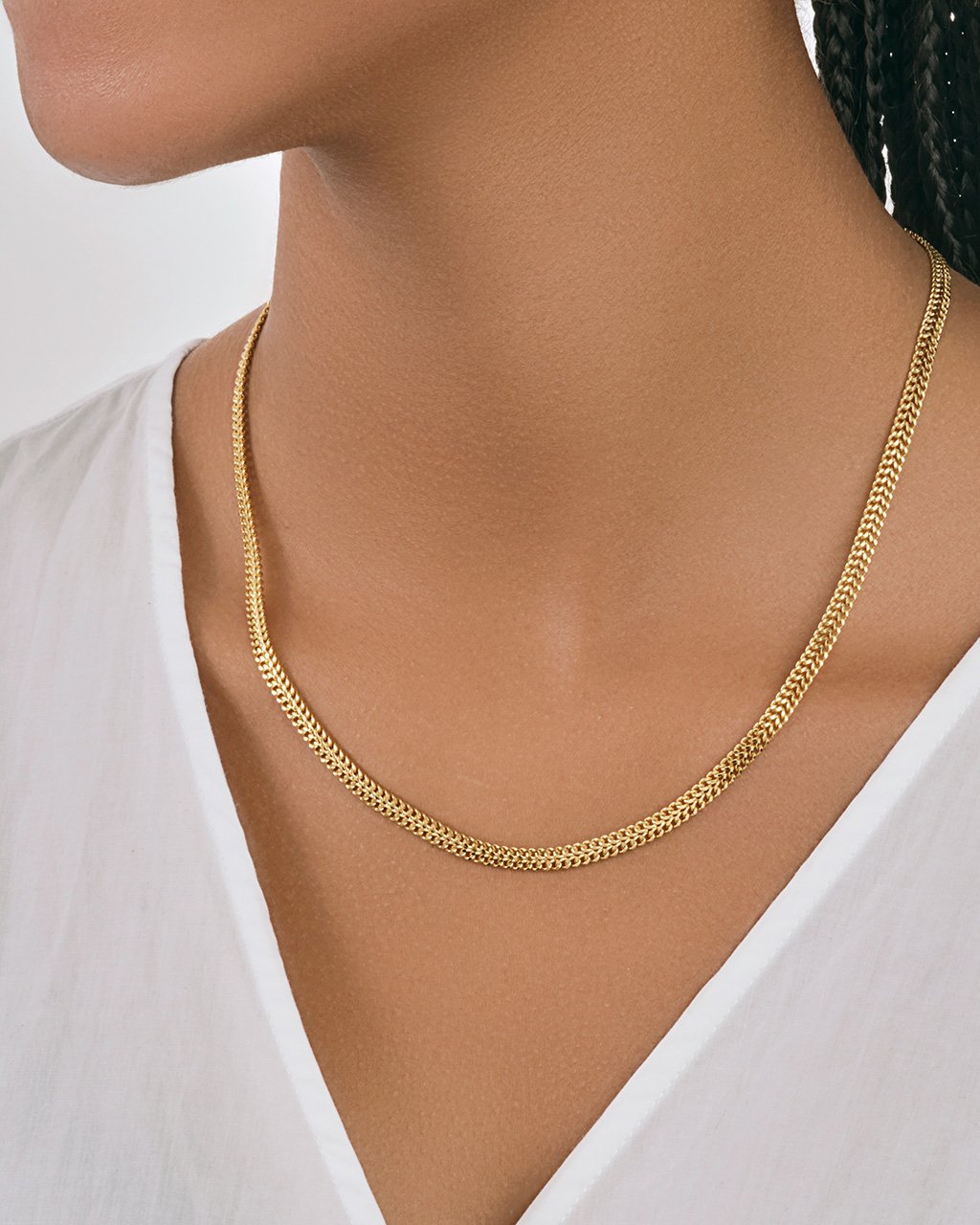 Flat Link Chain Necklace – Sterling Forever