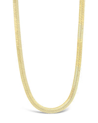 Herringbone Chain Necklace Sterling Forever 