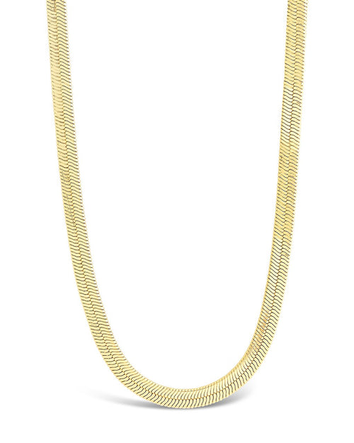 Herringbone Chain Necklace Sterling Forever 