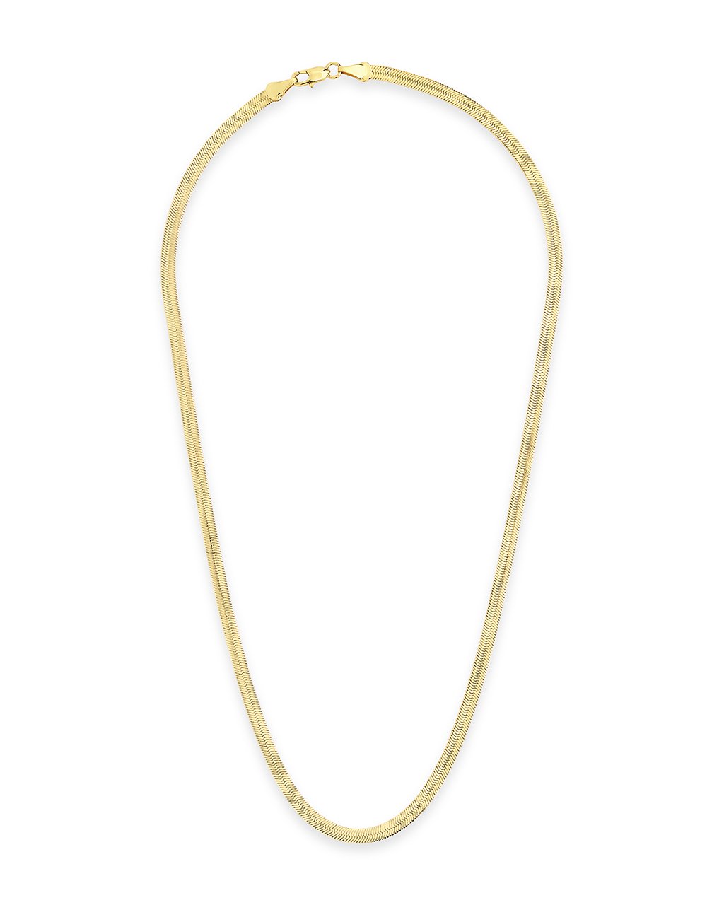 Herringbone Chain Necklace Sterling Forever 