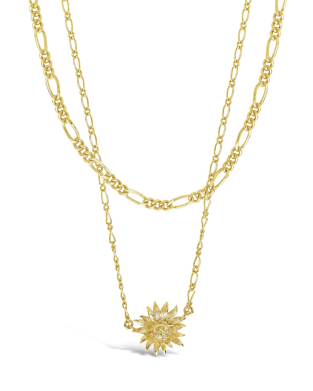 Pollinator Layered Necklace Necklace Sterling Forever Gold 