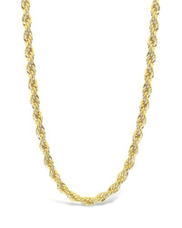 Rope Twist Chain Necklace Sterling Forever Gold 