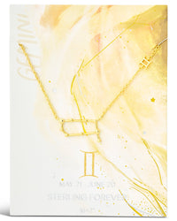 Station Constellation Pendant Necklace Necklace Sterling Forever Gold Gemini (May 21 - Jun 20) 