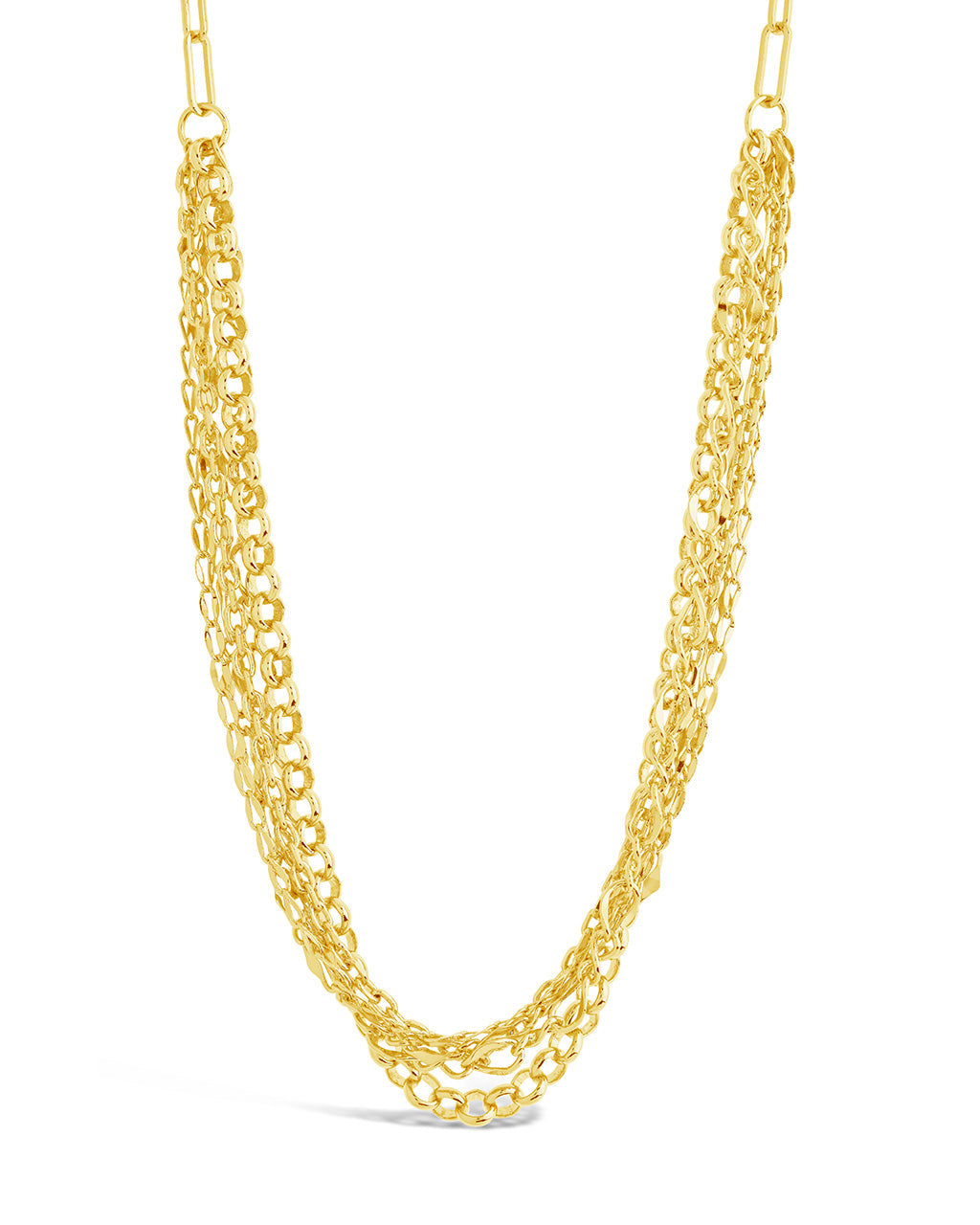 Hadleigh Layered Necklace Necklace Sterling Forever Gold 