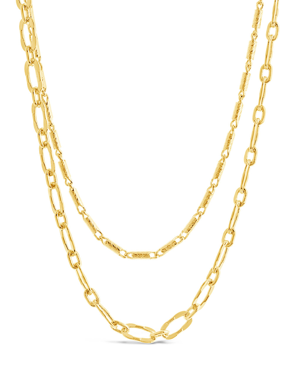 Isadora Layered Necklace Necklace Sterling Forever Gold 