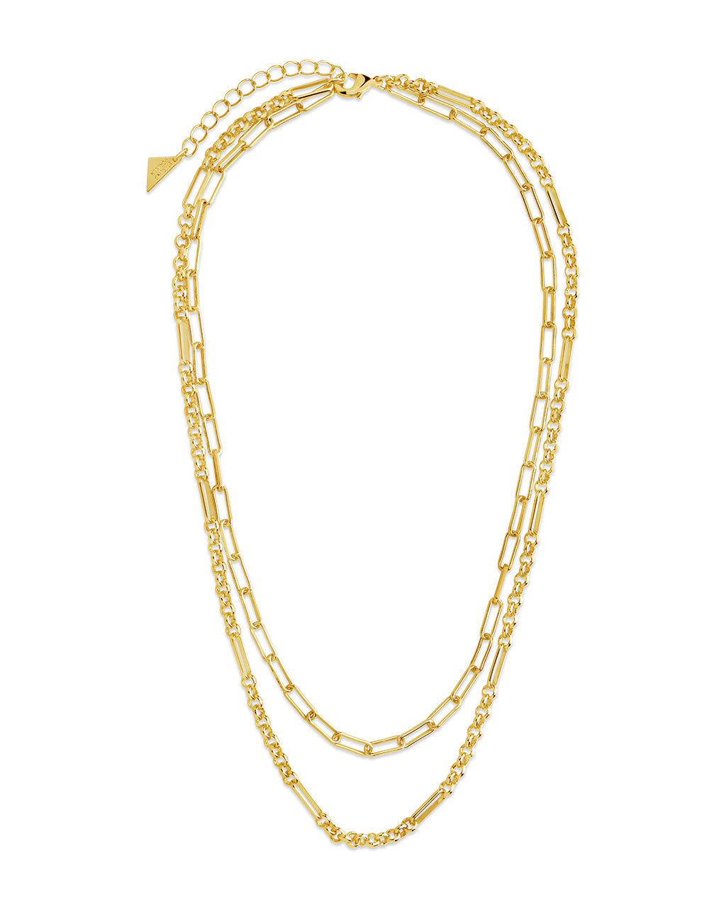 Shirin Layered Chain Necklace Necklace Sterling Forever 