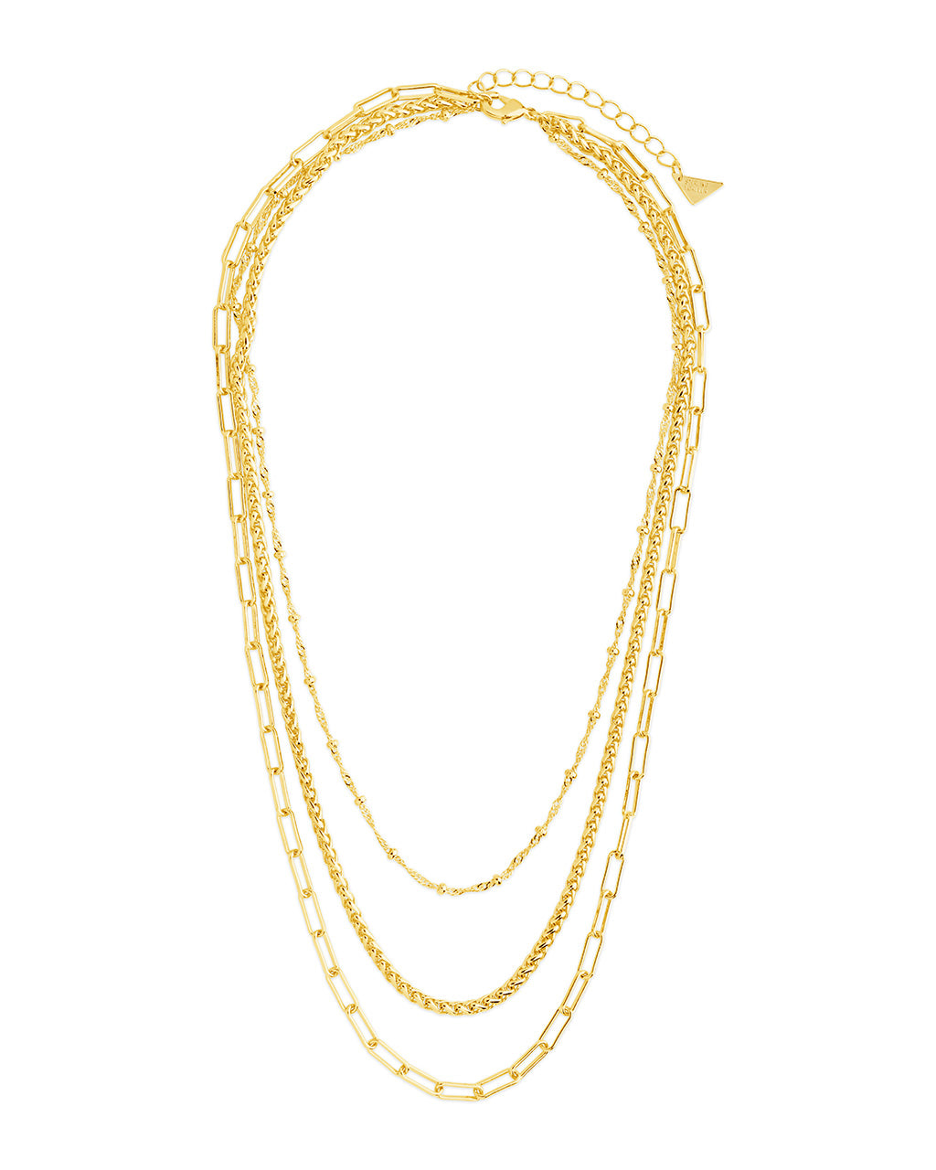 Parisa Layered Chain Necklace Necklace Sterling Forever 