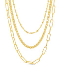 Parisa Layered Chain Necklace Necklace Sterling Forever 