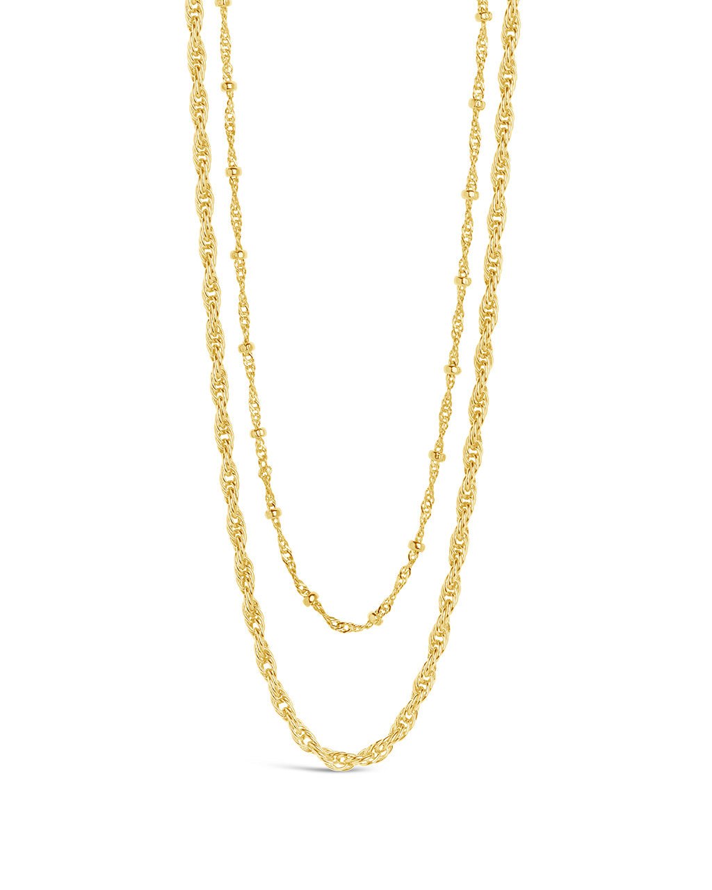 Raya Layered Chain Necklace Necklace Sterling Forever 