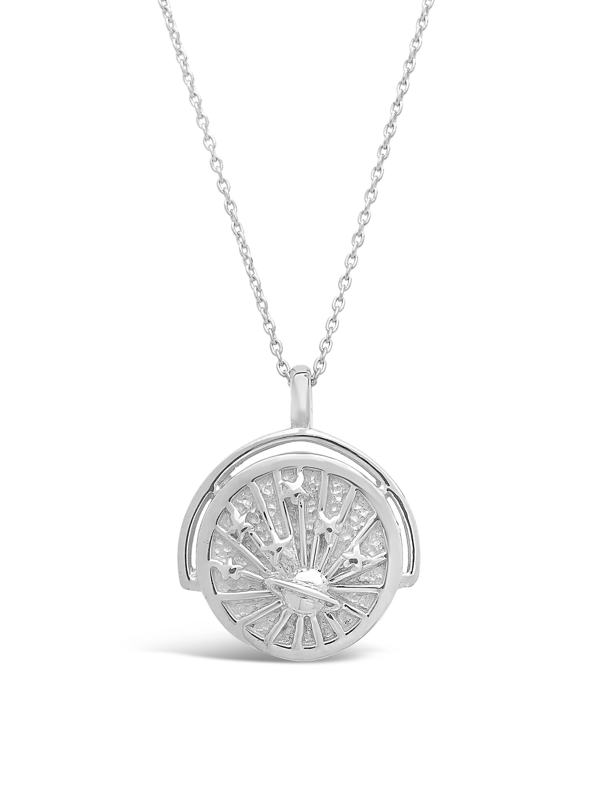 Celestial Rotation Pendant Necklace - Sterling Forever