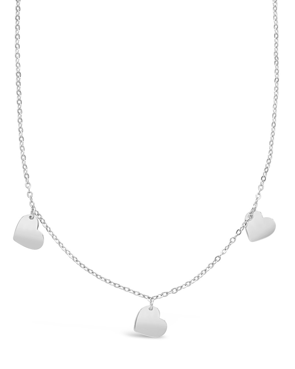 Heart Charm Necklace - Sterling Forever