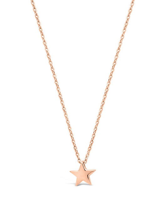 Sterling Silver Delicate Star Pendant Necklace - Sterling Forever