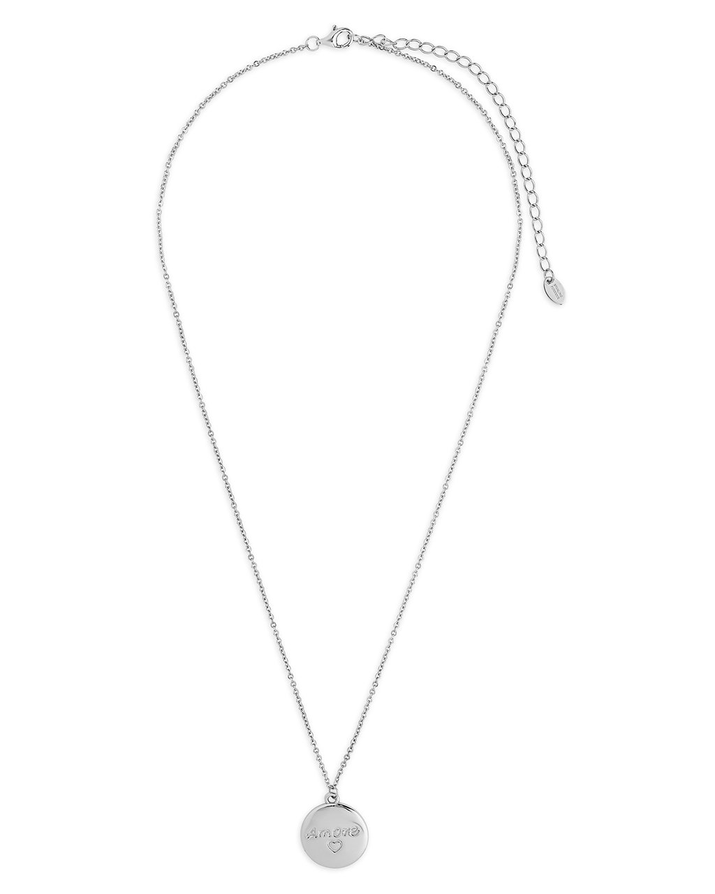 Sterling Silver Amore Pendant Necklace - Sterling Forever