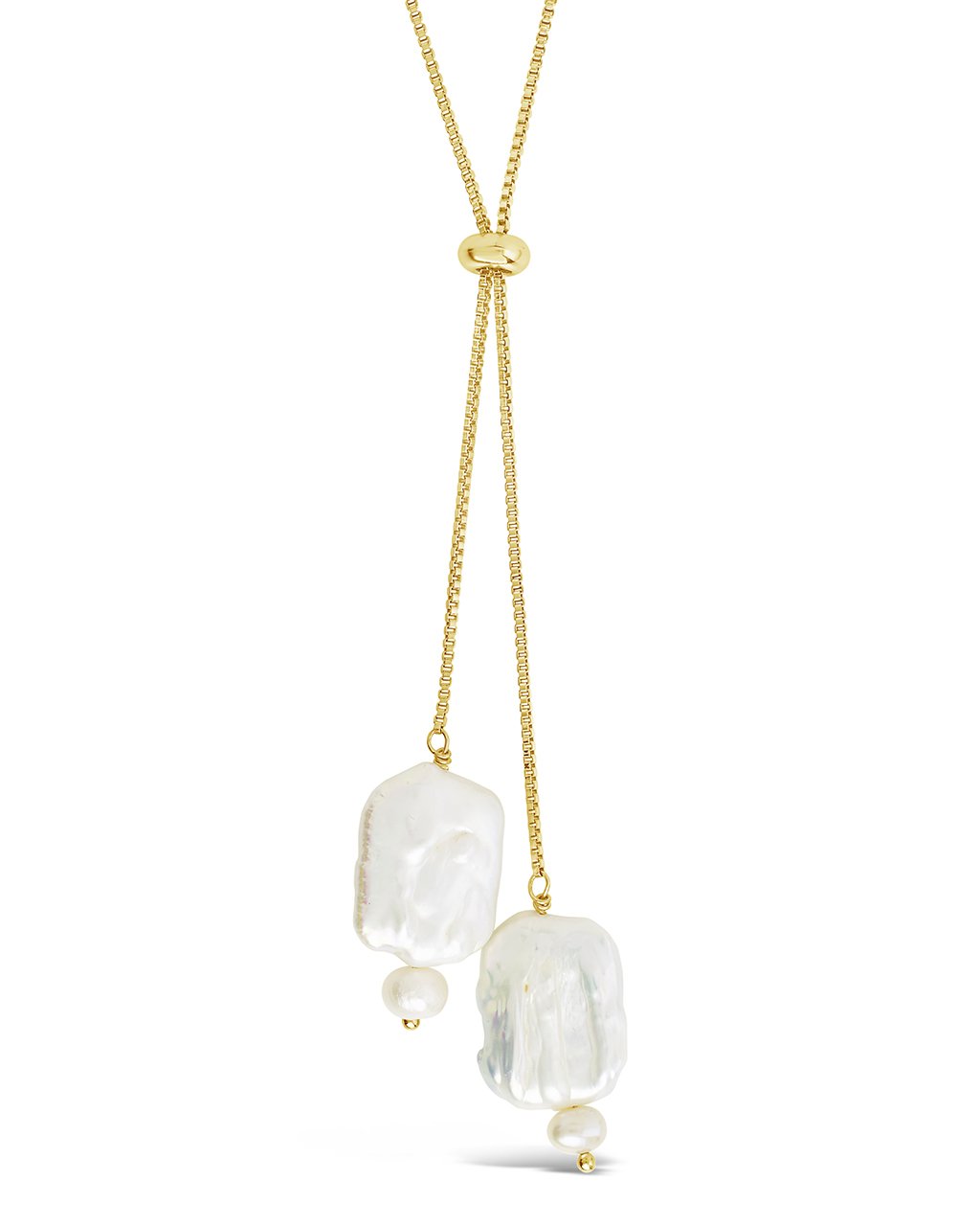 Pearl Bolo Necklace - Sterling Forever