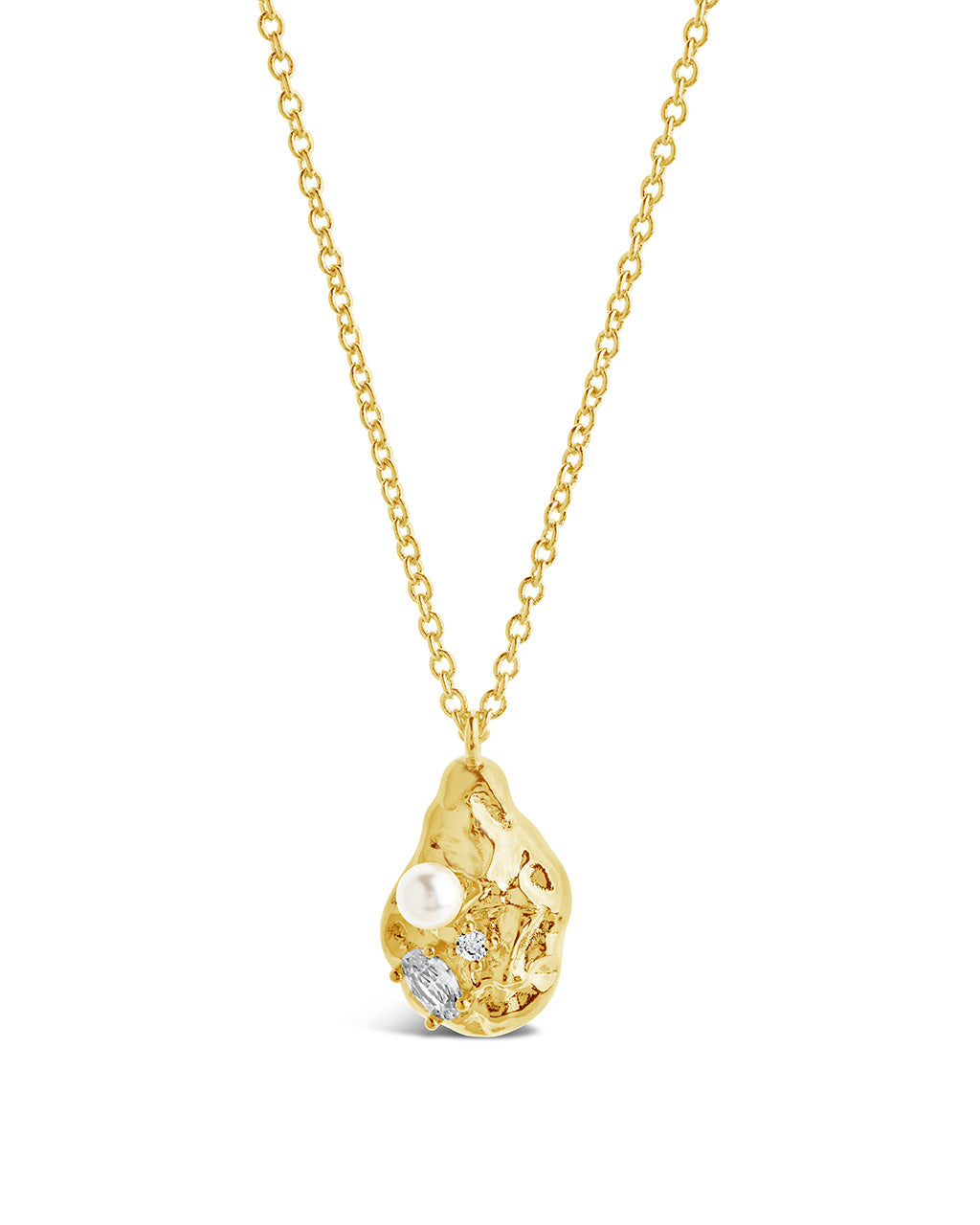 Vera Pendant Necklace Sterling Forever Gold 
