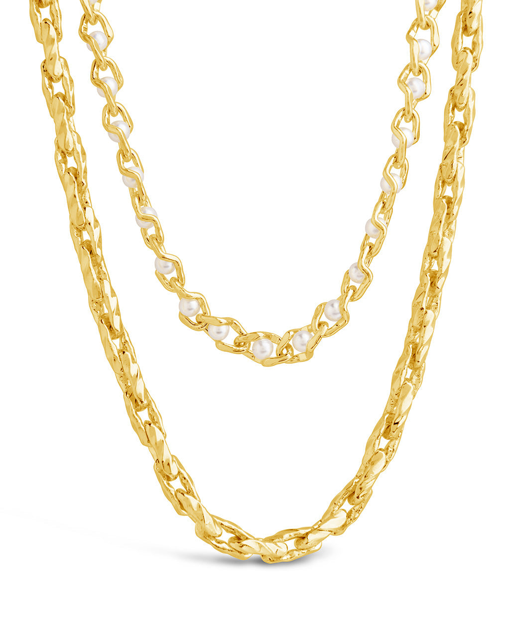 Amedea Layered Necklace Necklace Sterling Forever Gold 