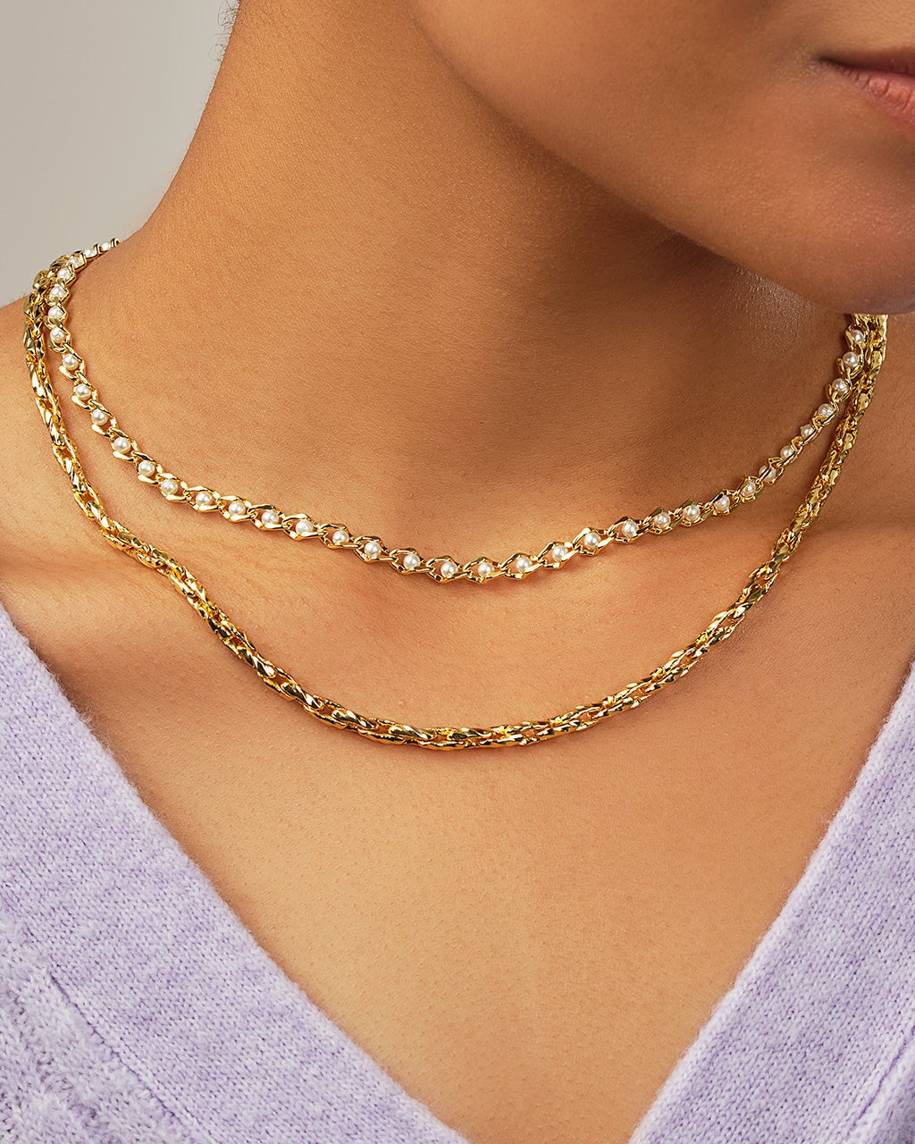 Amedea Layered Necklace Necklace Sterling Forever 