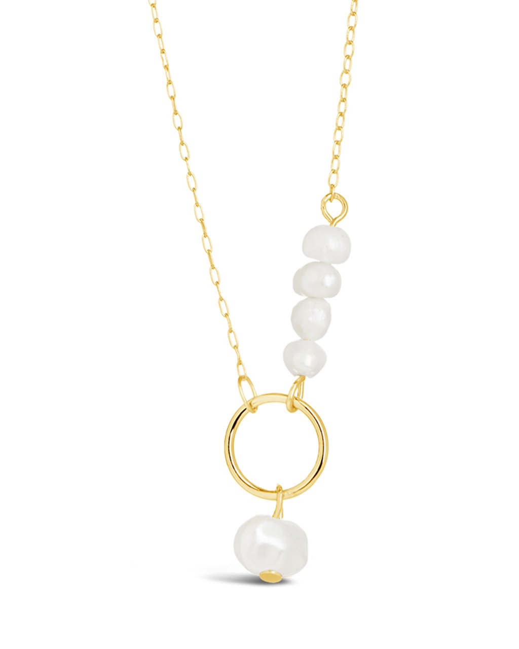 Greta Drop Necklace Necklace Sterling Forever Gold 