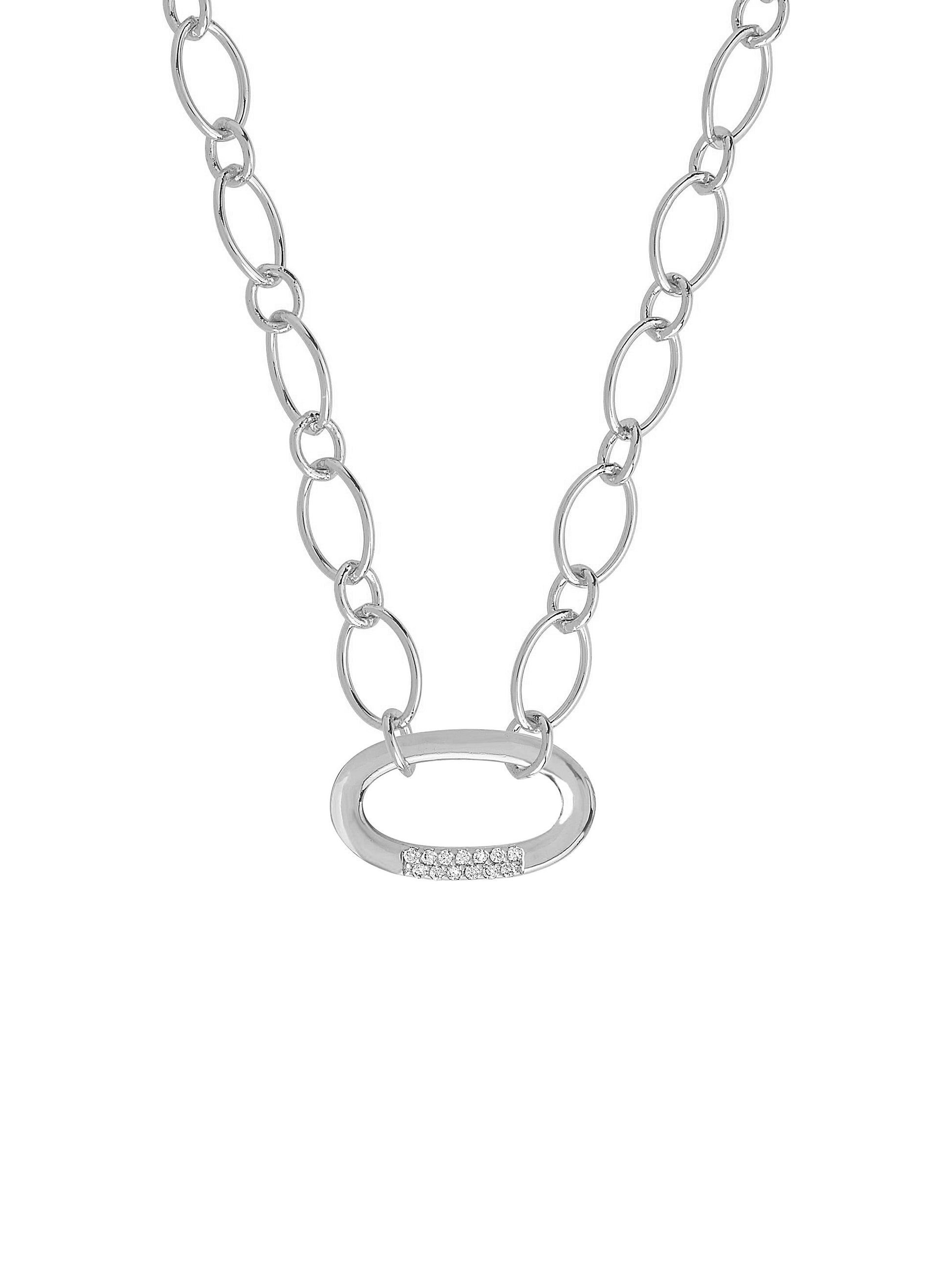 Illusion Lock Pendant - Sterling Forever