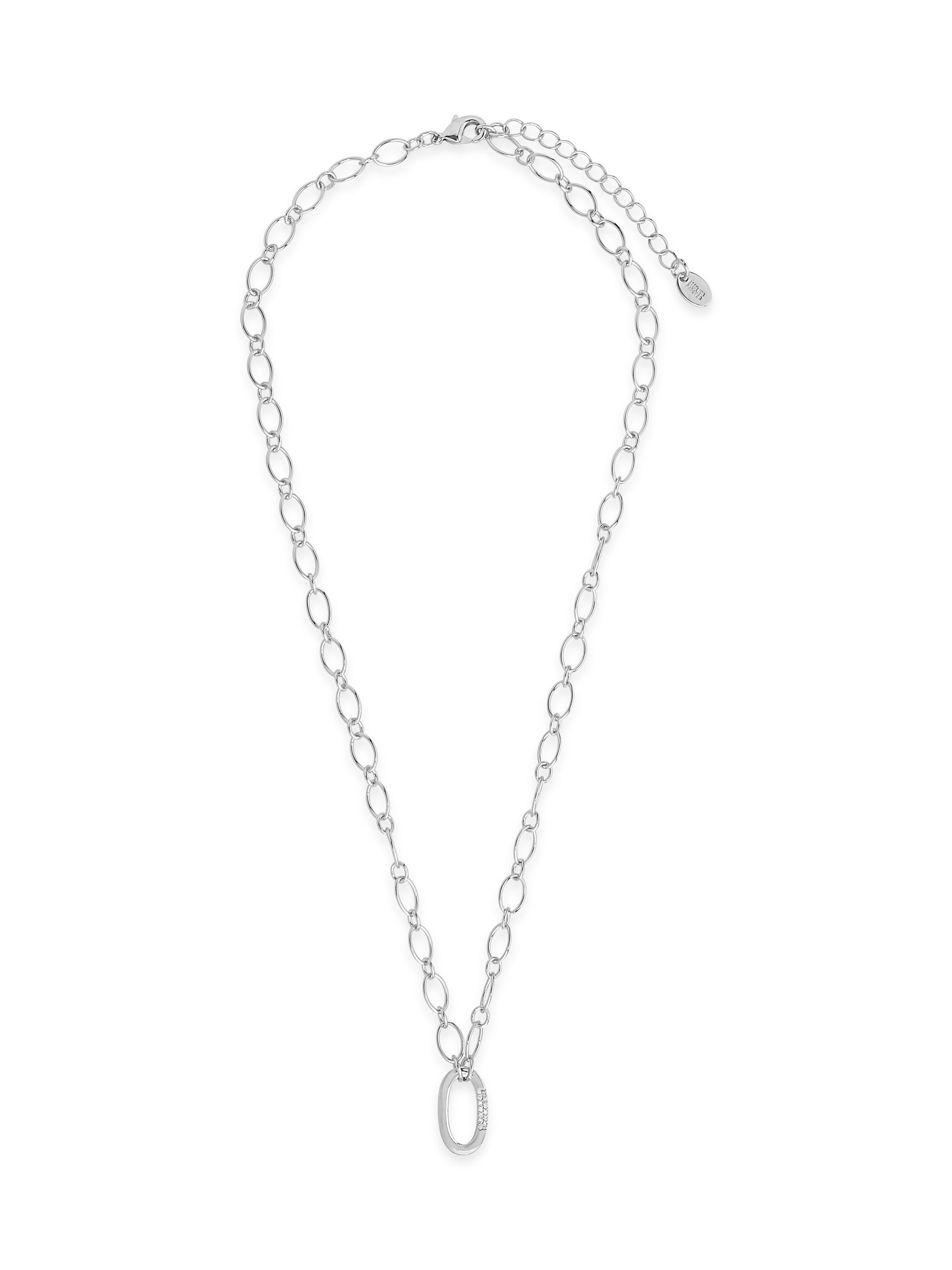Illusion Lock Pendant - Sterling Forever