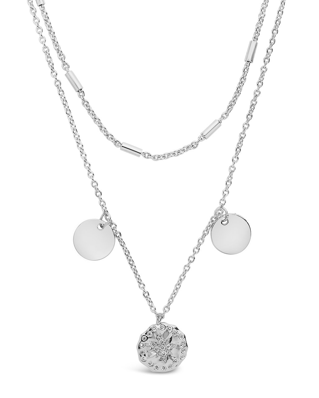 Polaris Layered Charm Necklace – Sterling Forever