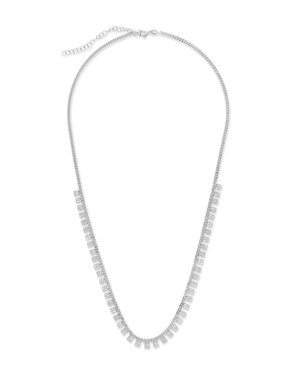 Multi CZ Charm Necklace Necklace Sterling Forever 