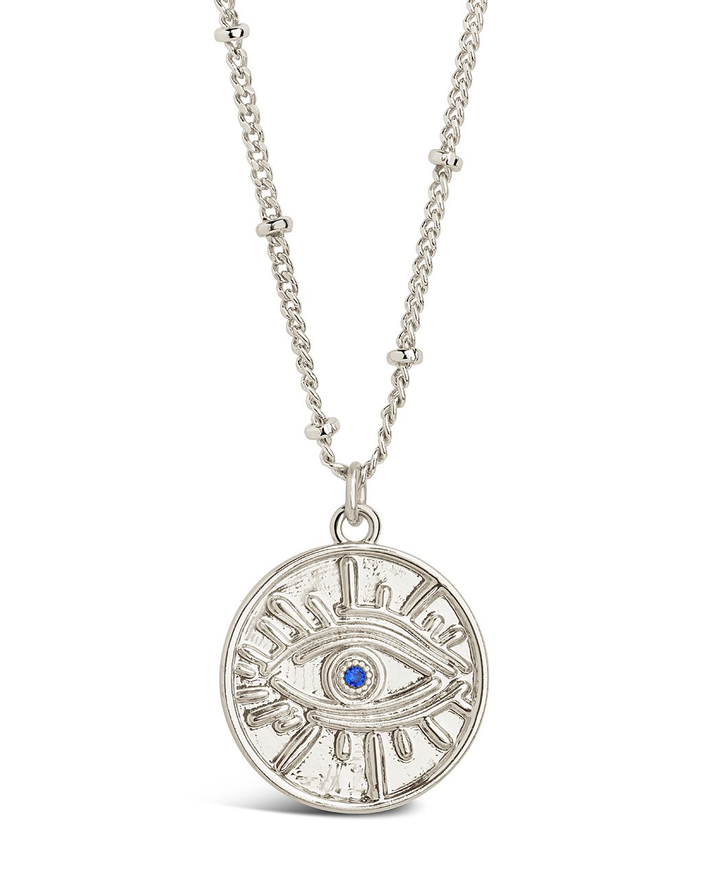 Evil Eye Amulet Pendant Necklace Necklace Sterling Forever Silver 