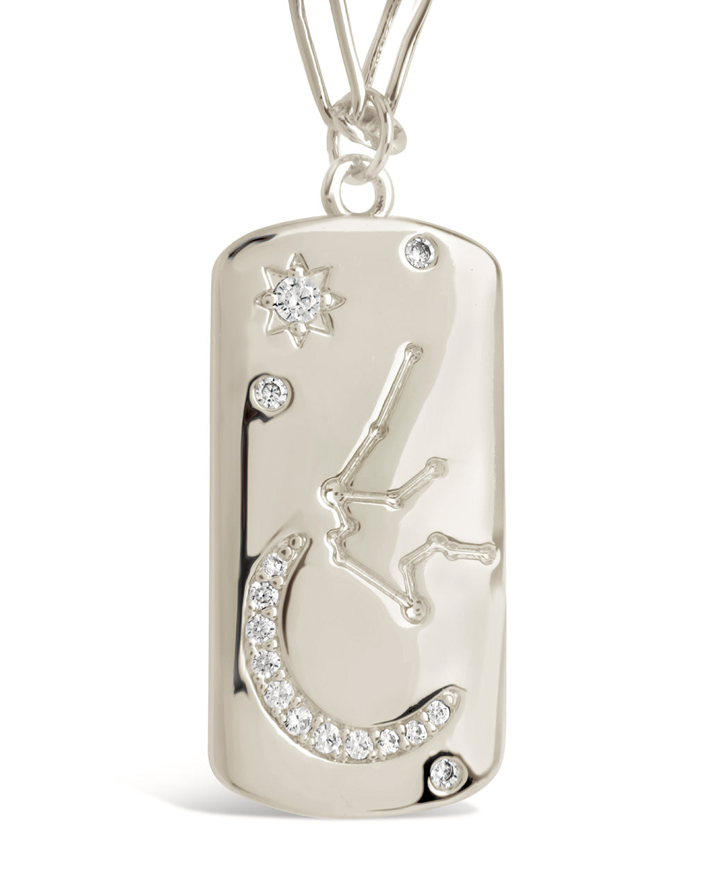 Constellation Dog Tag Necklace Necklace Sterling Forever 