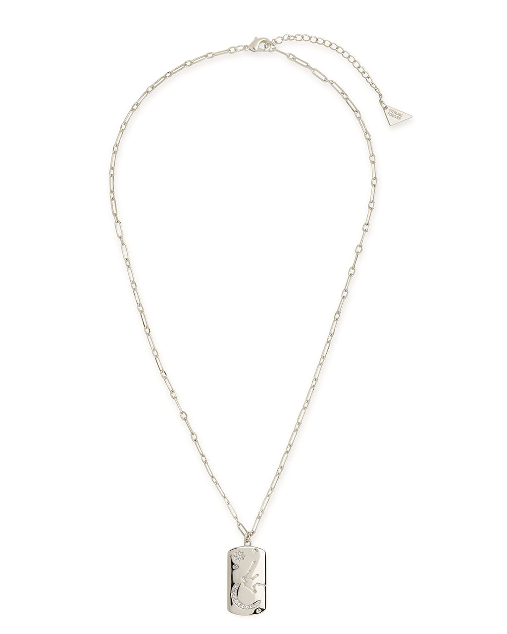Constellation Dog Tag Necklace Necklace Sterling Forever 