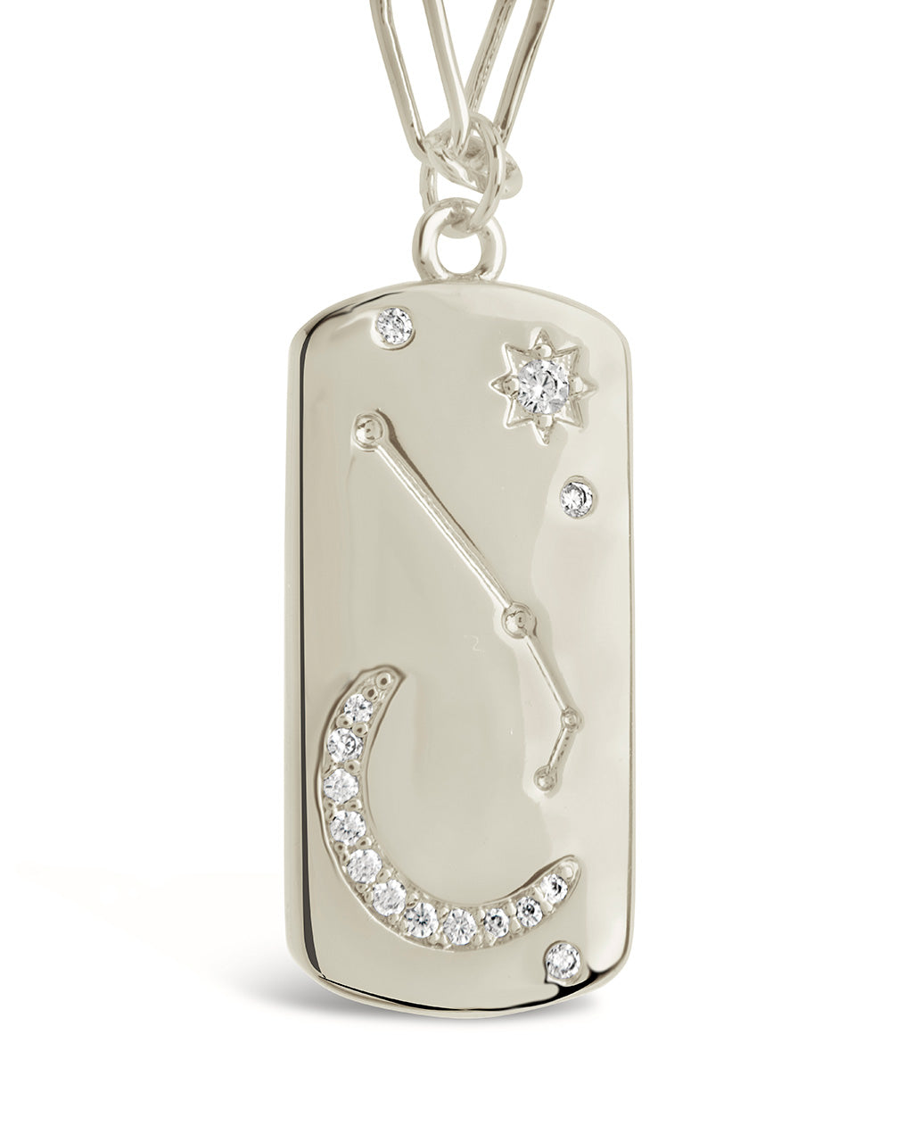 Constellation Dog Tag Necklace Necklace Sterling Forever 