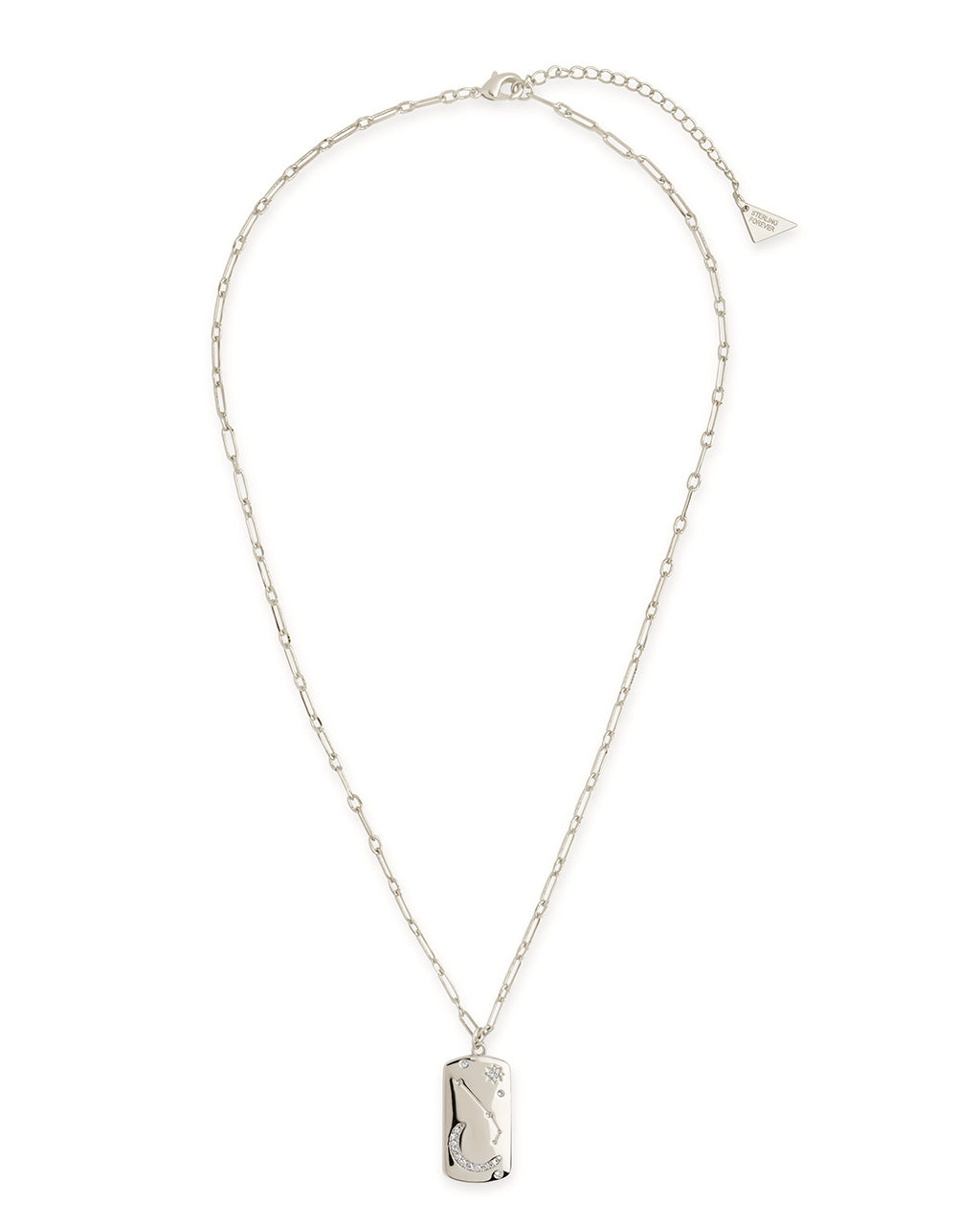Constellation Dog Tag Necklace Necklace Sterling Forever 