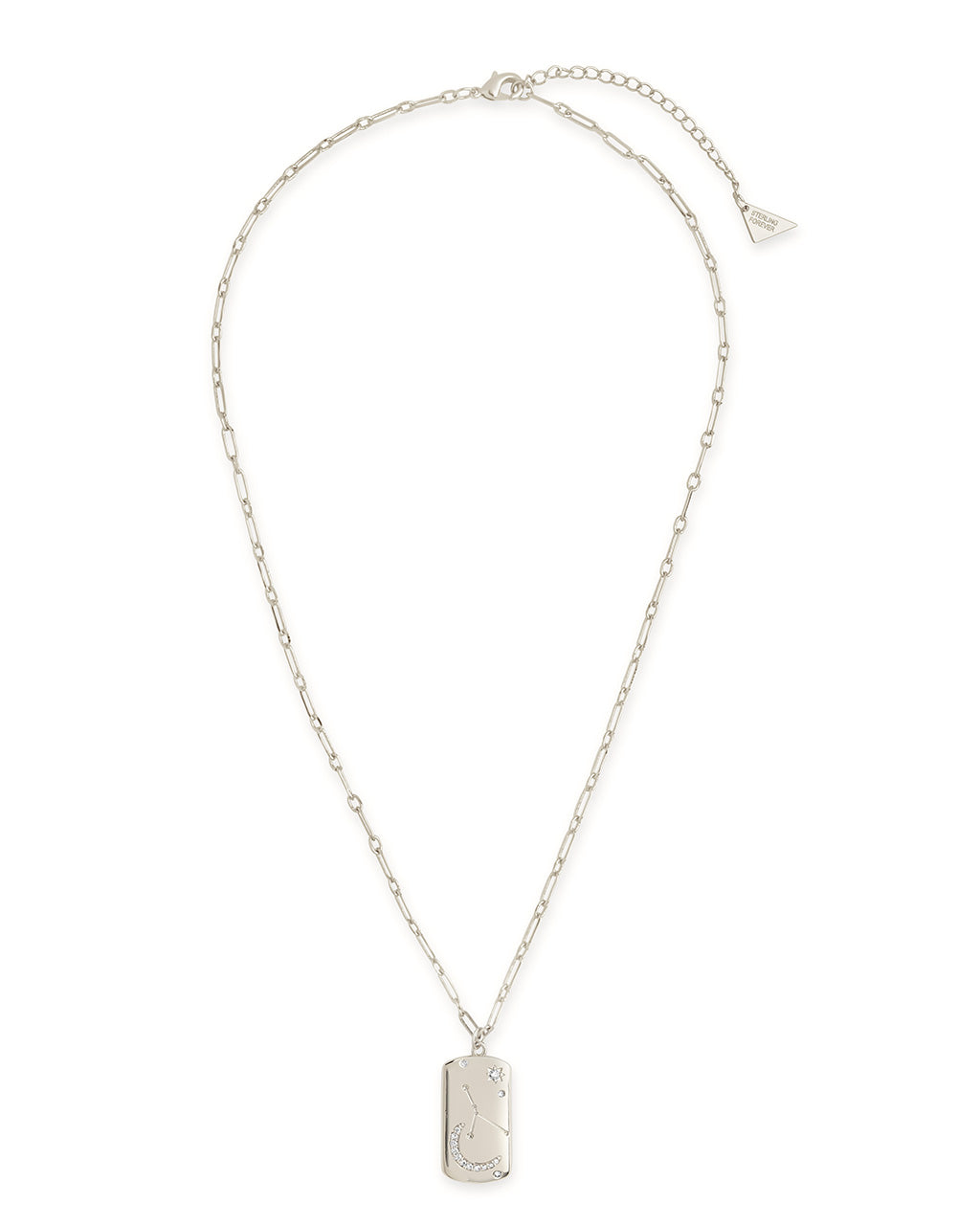 Constellation Dog Tag Necklace Necklace Sterling Forever 