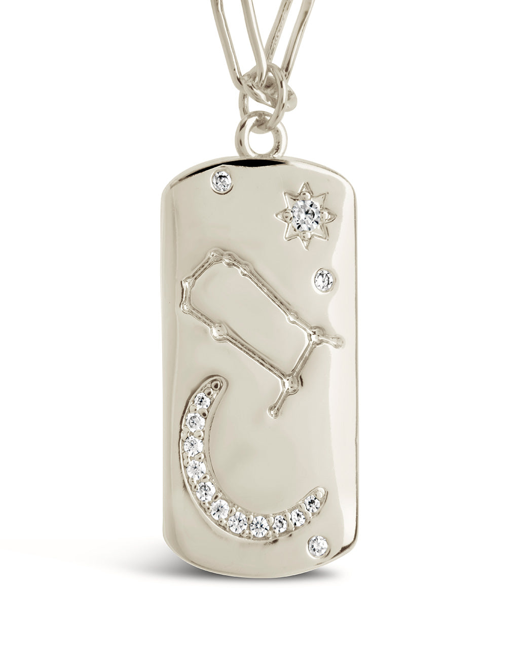 Constellation Dog Tag Necklace Necklace Sterling Forever 
